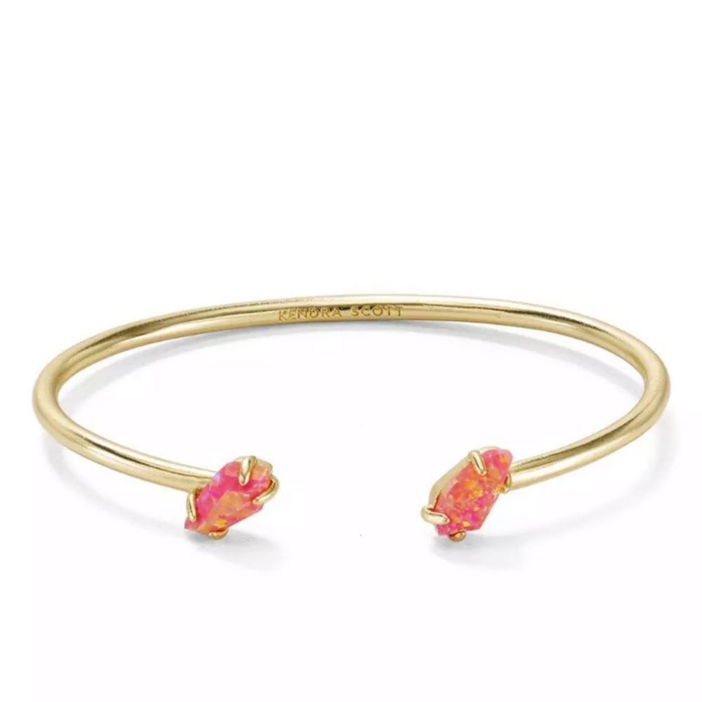 Price Firm Kendra Scott Opal Jackson Cuff Bracelet - Picture 1 of 8